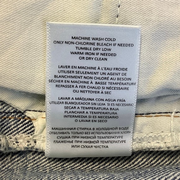 NEW! RE/DONE Size 26 70s High Rise Skinny Boot Cut Opal Indigo Jeans $315 I9-14 - Picture 9 of 10